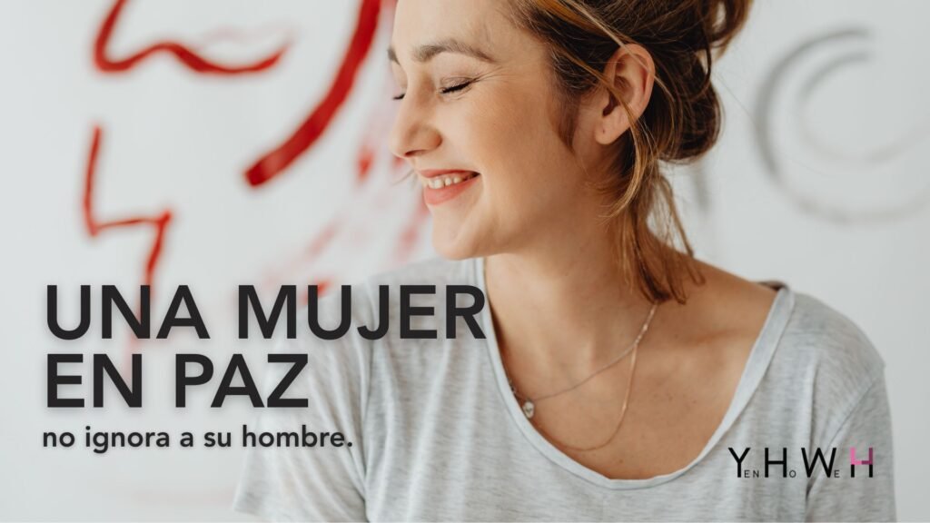 Una mujer que está en paz no ignora a su hombre. Simplemente NO reacciona.